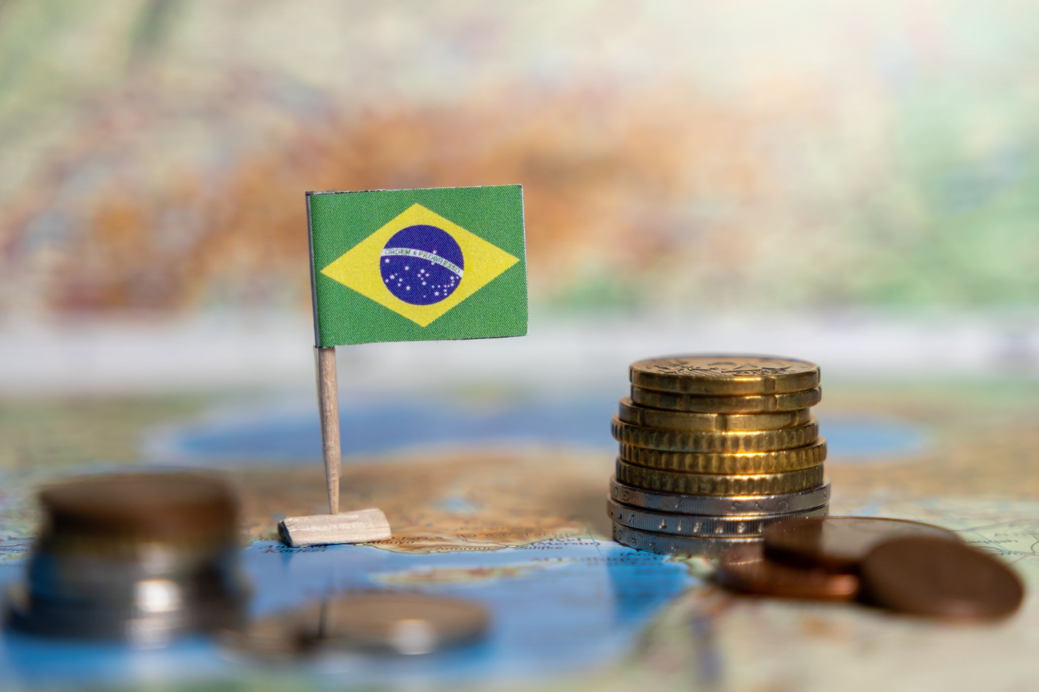 Representação da economia brasileira.