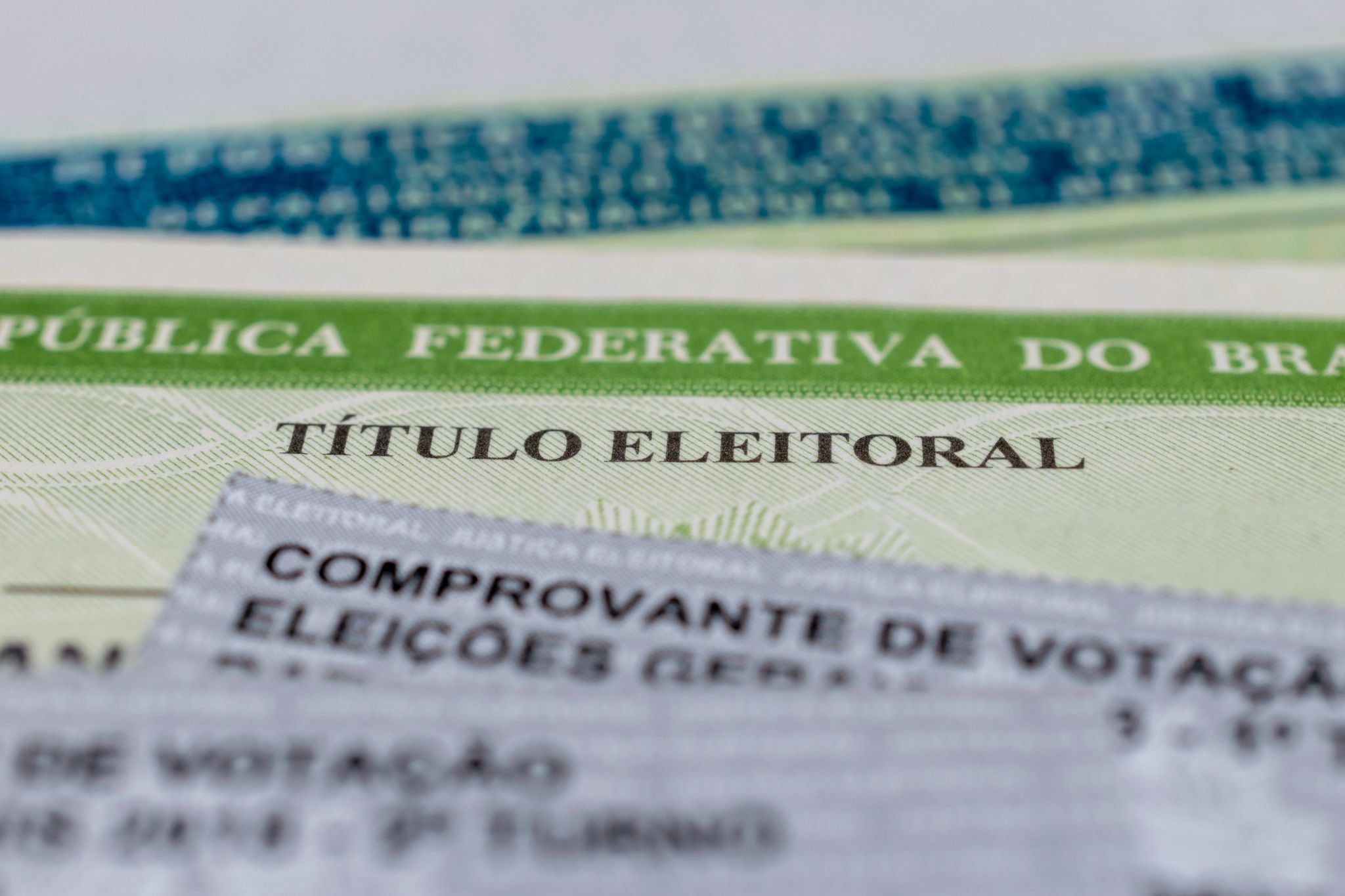 Título de eleitor nacional.